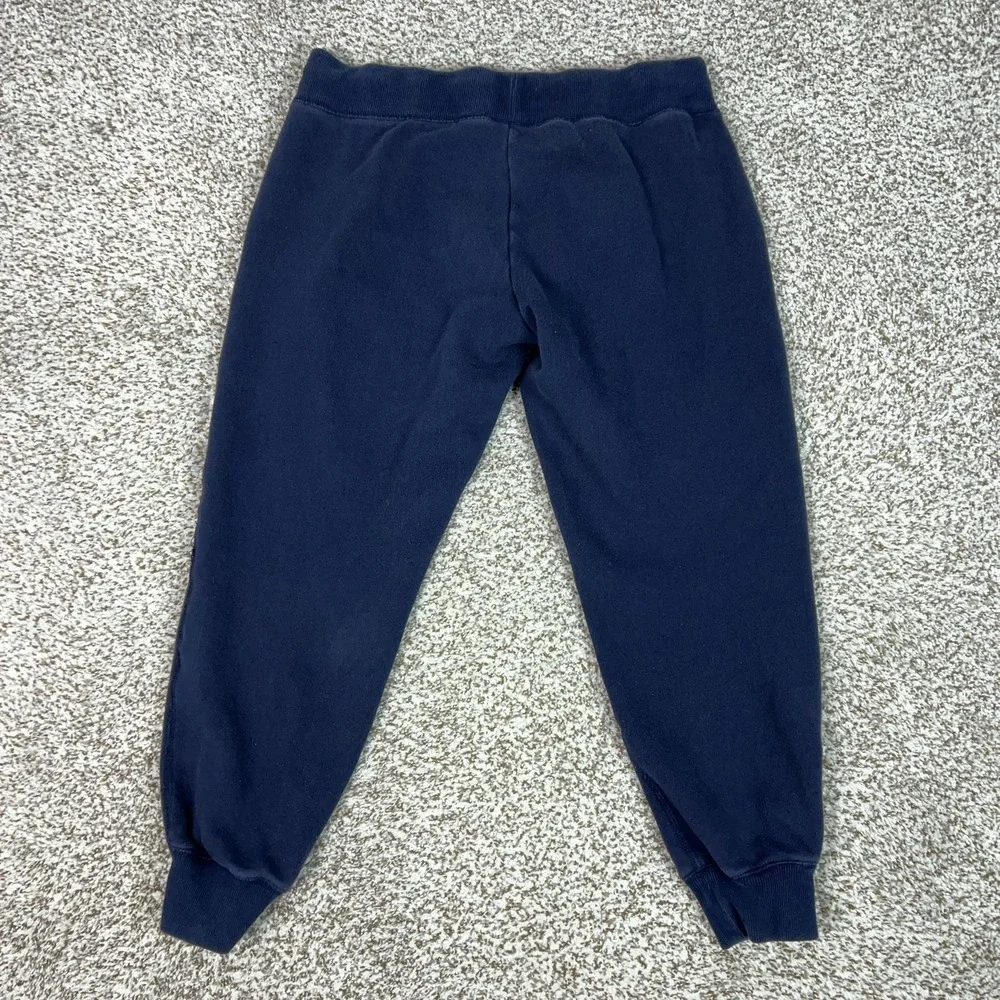 Polo Ralph Lauren Pants Womens M Blue Fleece Sweatpants Jogger Pockets Lounge